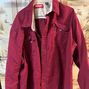 Wrangler Red Button-Up Shirt